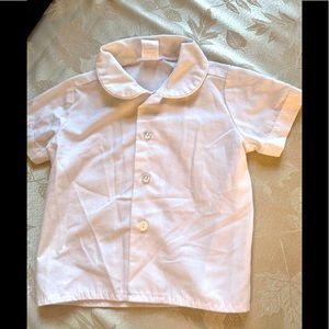 Infant Boys Peter Pan collar shirt